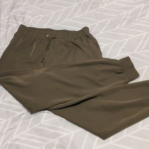 Green joggers